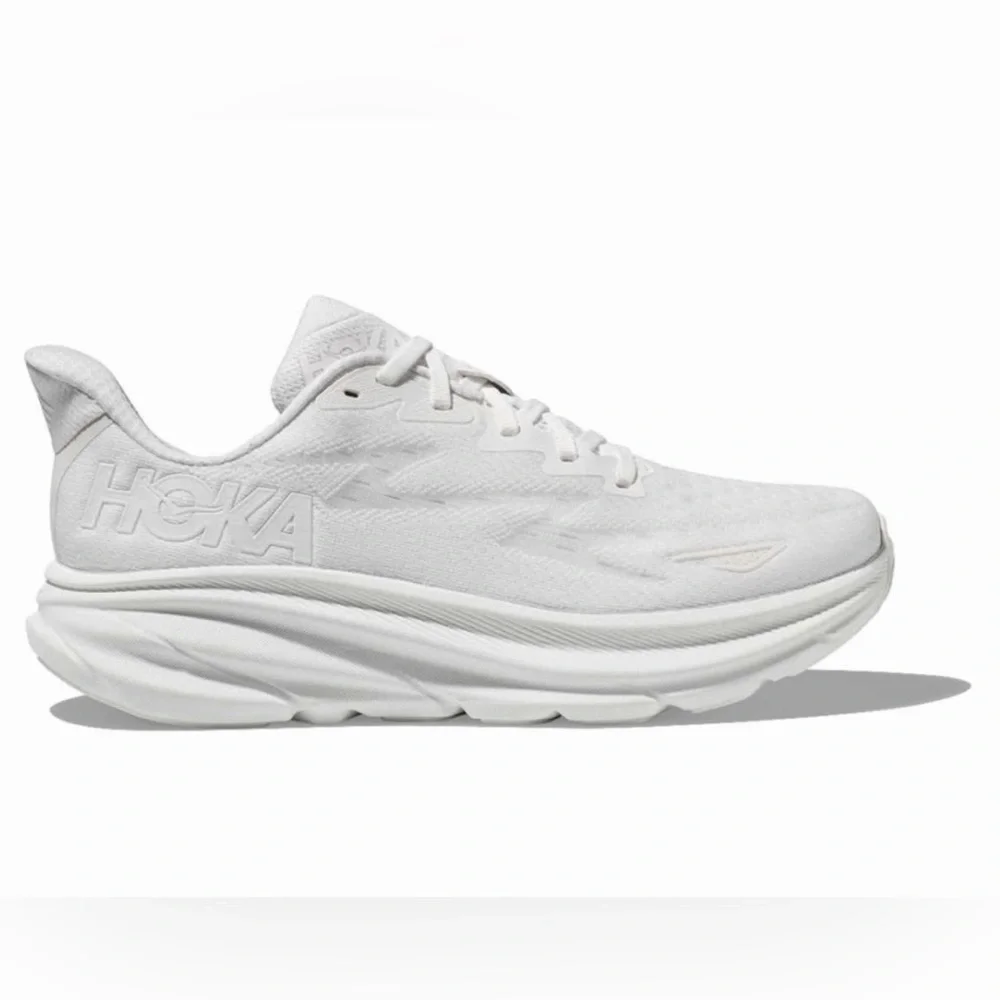 Hoka Clifton 9 – Women’s 8D (Wide) in White - Picture 8 of 9